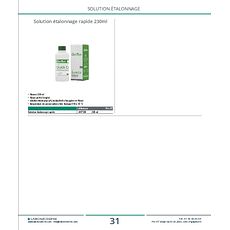 Solution étalonnage rapide 230ml