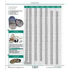 Tamis d'analyse en acier inox Ø 200 mm, haut. 50 mm