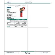 Thermomètres infrarouge pour l'industrie serie JIT