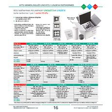 Kits isothermes POLAIRPACK® UN3373 et UN2814 boîte isotherme + pot + sachet 95 kPa