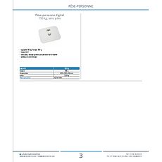Pèse-personne digital 150 kg, sans piles
