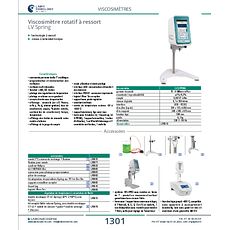 Viscosimètre rotatif à ressort LV Spring