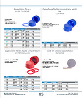 Capuchons filetés en PP