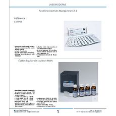Etalon liquide de couleur RYBN