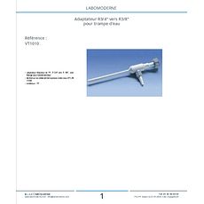 Adaptateur R3/4' vers R3/8' pour trompe d'eau